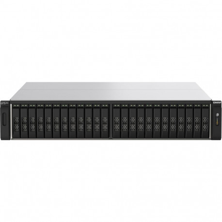 "QNAP TS-h2490FU-7302P-128G 24-Bay all-flash NAS AMD EPYC 7302P NVMe Gen3x4 128GB RAM 2x2.5GbE LAN 4