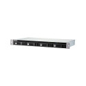 "QNAP 4-bay 1U 12 short-depth rackmount 3.5in SATA HDD USB 3.0 type-C hardware RAID external enclosu