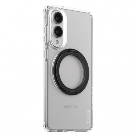 "CARE Feature Case Kickstand Compatible Galaxy S25 Edge clear"