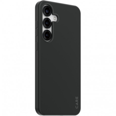 "CARE Fashionable Case Black w. QI Compatible Galaxy S25 Plus"