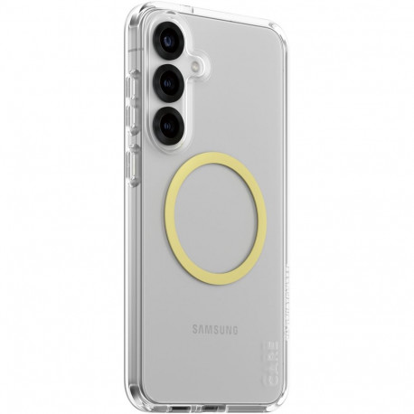 "CARE Flagship Case Clear w. Chardonnay QI Galaxy S25 Plus"