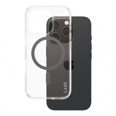 "CARE Case Flagship Black MagSAFE iPhone 16 Pro"