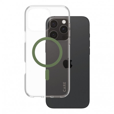 "CARE Case Flagship Green MagSAFE iPhone 16 Pro Max"