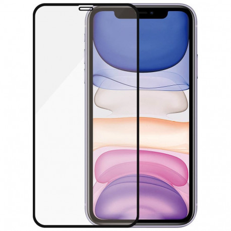 "PanzerGlass iPhone 11. XR . CF. E2E. Antibakt. Black"