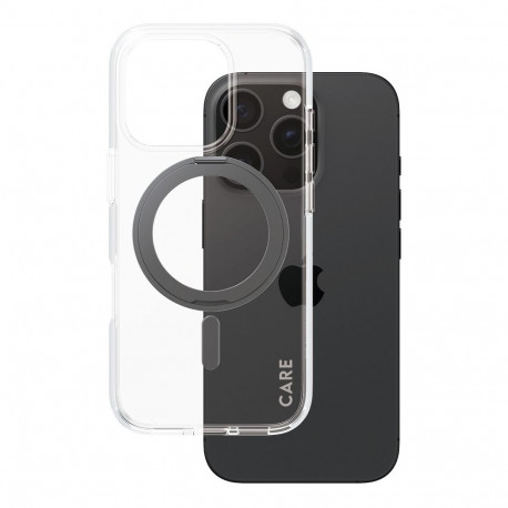 "CARE Case Feature Black Kickstand MagSAFE iPhone 16 Pro"