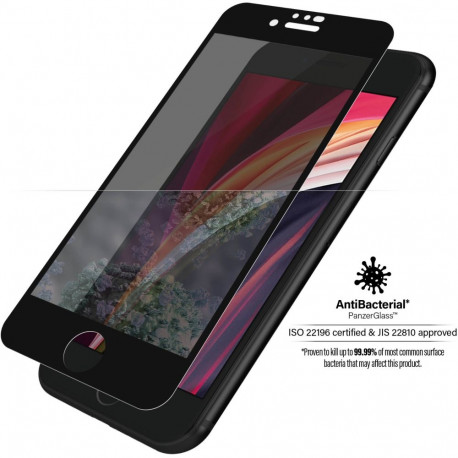 "PanzerGlass E2E Privacy iPhone 6/7/8/SE 2020/2022. CF. Black"