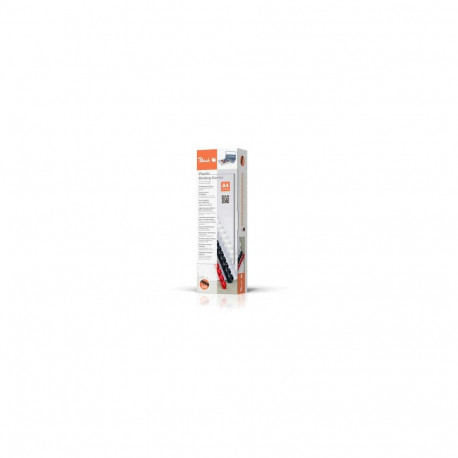"Peach Binderücken schwarz 8 mm 100er-Pack"