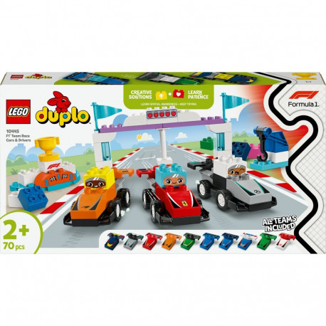 "LEGO 10445 DUPLO F1 Team Rennautos mit Rennfahrern"