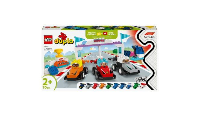 "LEGO 10445 DUPLO F1 Team Rennautos mit Rennfahrern"