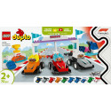 "LEGO 10445 DUPLO F1 Team Rennautos mit Rennfahrern" "LEGO 10445 DUPLO F1 Team Rennautos mit Rennfahrern"