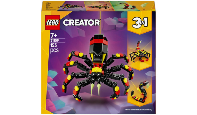 "LEGO 31159 Creator 3-in-1 Wilde Tiere: berraschungsspinne"