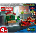 "LEGO 76287 Marvel Super Heroes Iron Man mit Bike und der Hulk"