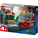 "LEGO 76287 Marvel Super Heroes Iron Man mit Bike und der Hulk"