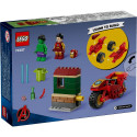 "LEGO 76287 Marvel Super Heroes Iron Man mit Bike und der Hulk"