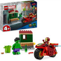 "LEGO 76287 Marvel Super Heroes Iron Man mit Bike und der Hulk"
