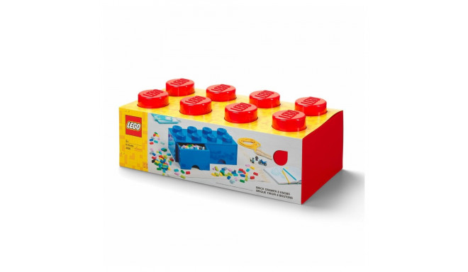 "Room Copenhagen LEGO Brick Drawer 8 rot (rot)"