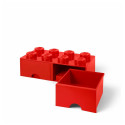"Room Copenhagen LEGO Brick Drawer 8 rot (rot)"