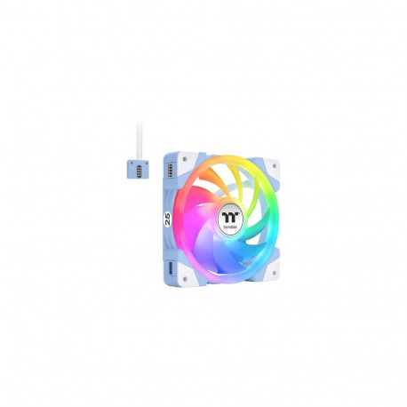 "140mm Thermaltake SWAFAN EX14 ARGB PC Cooling Fan Hydrangea Blue TT Premium Edition 3 Fan Pack"