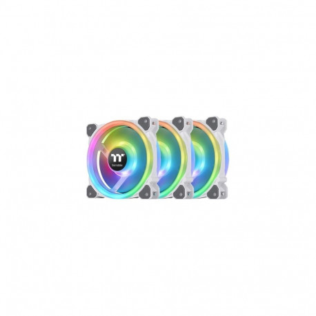 "120mm Thermaltake Riing Trio 12 RGB Radiator Fan White TT Premium Edition"
