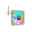 "140mm Thermaltake CT140 EX Reverse ARGB Sync PC Cooling Fan Matcha Green 3 Fan Pack"