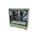 "140mm Thermaltake CT140 EX Reverse ARGB Sync PC Cooling Fan Matcha Green 3 Fan Pack"