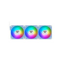 "120mm Thermaltake CT120 EX Reverse ARGB Sync PC Cooling Fan Hydrangea Blue 3 Fan Pack"