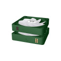 "140mm Thermaltake CT140 EX Reverse ARGB Sync PC Cooling Fan Racing Green 3 Pack"