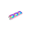 "120mm Thermaltake CT120 EX Reverse ARGB Sync PC Cooling Fan Pink 3 Pack"