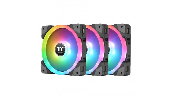 "140mm Thermaltake SWAFAN EX14 RGB PC Cooling Fan TT Premium Edition 3 Pack"