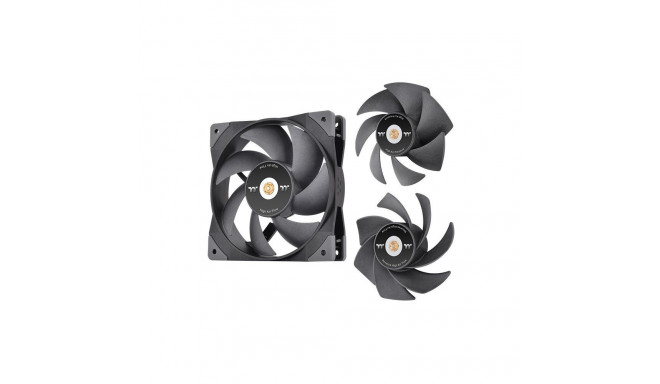 "120mm Thermaltake GT12 PC Cooling Fan TT Premium Edition Black - 1 Pack"