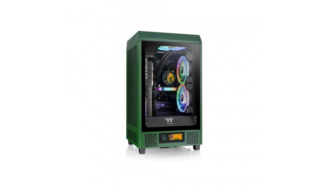 "Mini Thermaltake The Tower 200 TG Dark Green"