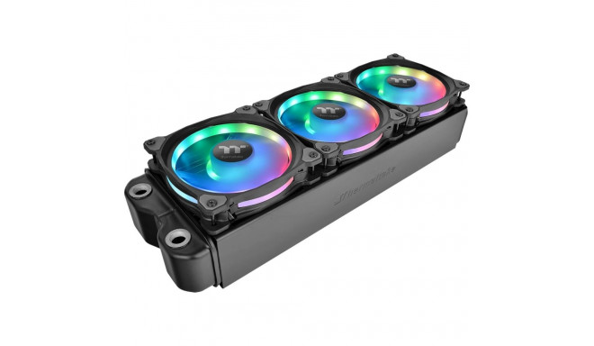"120mm Thermaltake Riing Duo 12 RGB Radiator Fan 3 Pack Black"