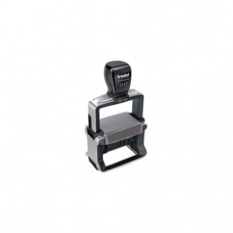 "WEDO Stempel Datum m. Wortband Trodat 5117 Prof. Edelstahl"