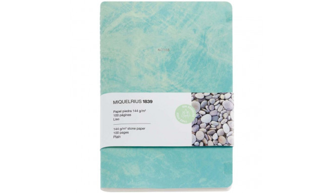 "Miquelrius STONE PAPER Notizbuch A5 Blanco GREEN Grün (Speditionsversand)"