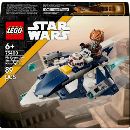 "LEGO Star Wars Plo Koons Jedi Starfighter Microfighter 75400"