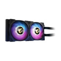"K Cooler GIGABYTE AORUS WATERFORCE X 240 All-in-one Liquid Cooler with Circular LCD Display Black"
