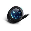 "K Cooler GIGABYTE AORUS WATERFORCE X 240 All-in-one Liquid Cooler with Circular LCD Display Black"