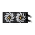 "K Cooler GIGABYTE AORUS WATERFORCE X 240 All-in-one Liquid Cooler with Circular LCD Display Black"
