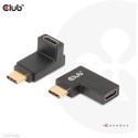 "Club3D Adapter USB 3.2 Typ C  USB 3.2 Typ C gewinkelt St/Bu"