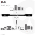 "Club3D Kabel USB 3.2 Typ C 2m Verlängerung 5Gbps St/Bu"