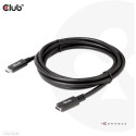 "Club3D Kabel USB 3.2 Typ C 2m Verlängerung 5Gbps St/Bu"