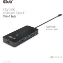 "Club3D USB-C 7in1-HUB >2xHDMI/2xUSB/USB-C/LAN 4K60Hz PD100W"