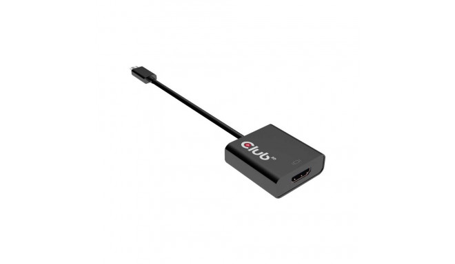 "Club3D Adapter USB 3.1 Typ C > HDMI 2.0 UHD HDR aktiv St/Bu"