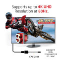 "Club3D Adapter USB 3.1 Typ C > HDMI 2.0 UHD HDR aktiv St/Bu"