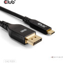 "Club3D Kabel USB Typ C  DP 2.1 1m 10K60Hz St/St"