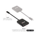 "Club3D MST-Hub USB 3.2 Typ C > 2x DP 4K60Hz St/Bu"