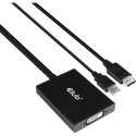 "Club3D Adapter DisplayPort > DVI-D HDCP OFF aktiv St/Bu retail"
