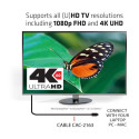 "Club3D Kabel MiniDP 1.2  DP 1.2 2m 4K60Hz St/St Polybeutel"