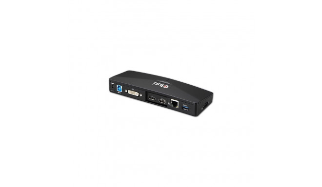 "Club3D 4K Dockingstation USB3 ->3xUSB3/HDMI/DP/DVI/ black"