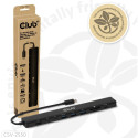 "Club3D USB-C 10in1-HUB >HDMI/3xUSB-C/3xUSB/LAN 8K30Hz PD140W"